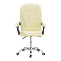 Scaun birou manager Kardi bej pu, 66x64x117 cm, perspectiva suplimentara