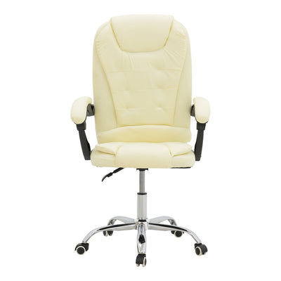 Scaun birou manager Kardi bej pu, 66x64x117 cm, perspectiva suplimentara