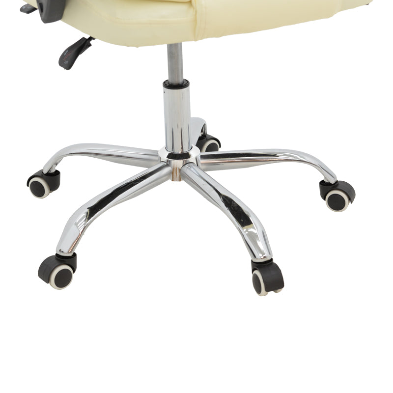 Scaun birou manager Kardi bej pu, 66x64x117 cm, foto produs 7
