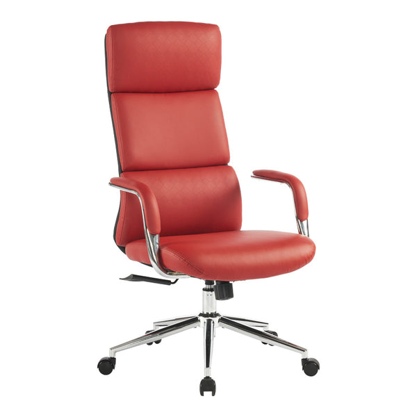 Scaun birou managerial cu functie reglabila Bendona, roșu, 71x78x119-127 cm