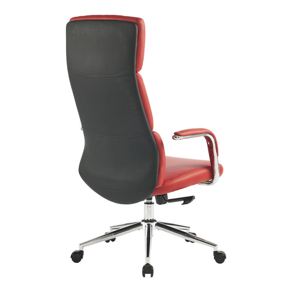 Scaun birou managerial cu functie reglabila Bendona, roșu, 71x78x119-127 cm