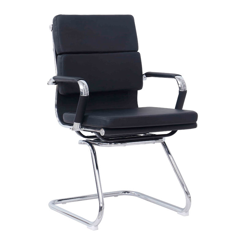 Scaun birou sala de conferinte Tokyo, negru, 56x48x88 cm, imagine suplimentara