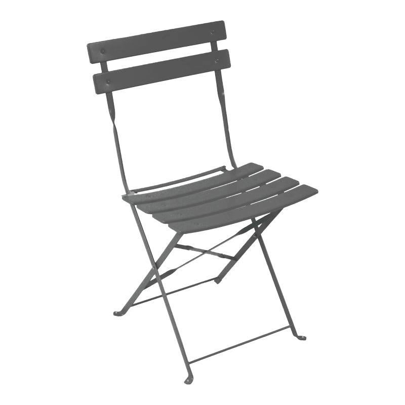 Scaun Bistro pliabil, metalic, antracit, 42x46x82 cm - Antracit