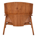 Scaun Brazin lemn de tec, Natural, 72x71x77 cm, foto produs
