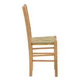 Scaun cafenea cu covoraș Dmnir-Charchie lemn masiv de fag lustruit, nuc, 41x42x92 cm