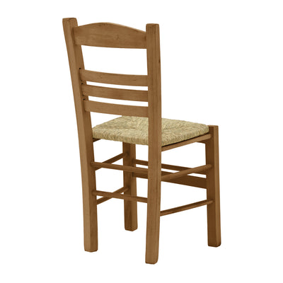 Scaun cafenea cu covoraș Ronson-Charchie lemn de nuc, 42x40x89 cm, imagine suplimentara