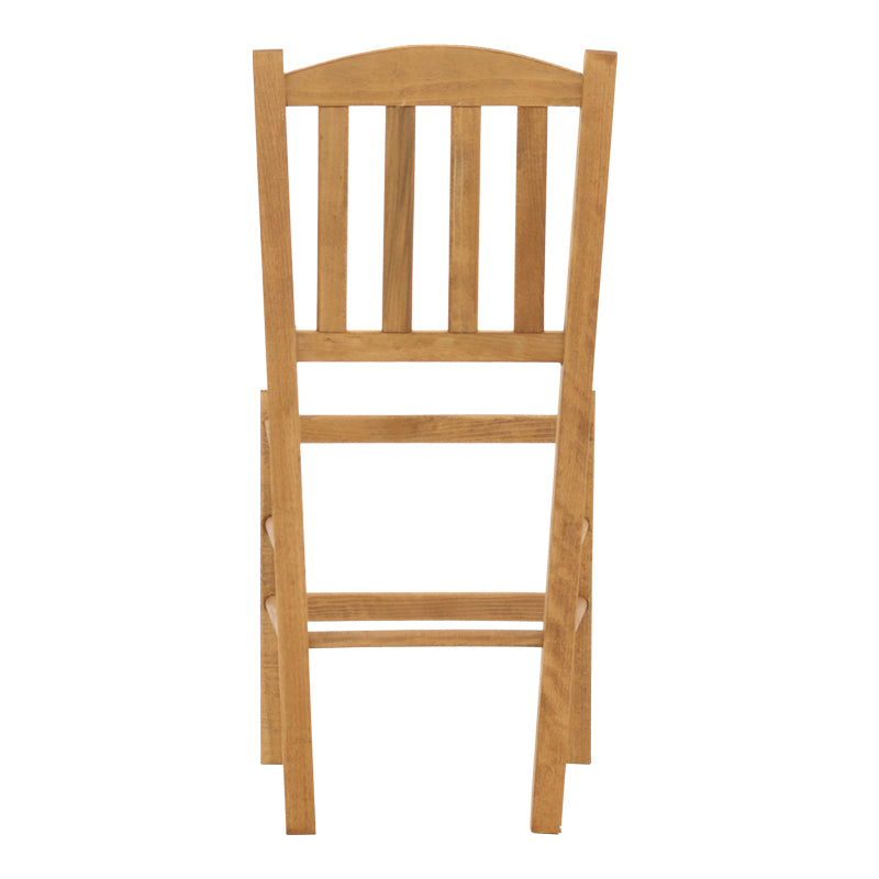 Scaun cafenea Damnir lemn masiv de fag lustruit, nuc, 41x42x92 cm