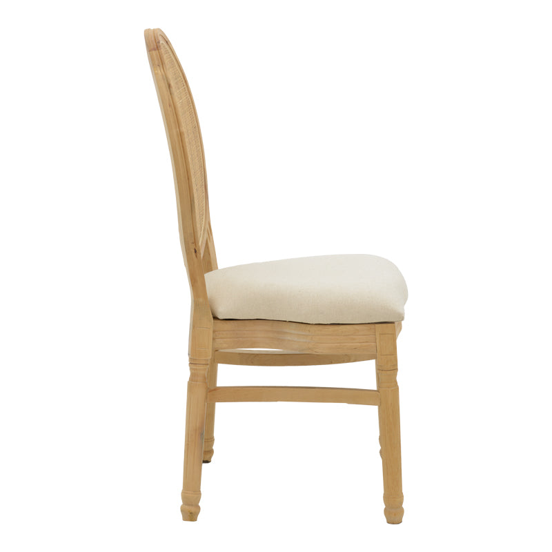 Scaun Canco Natural-ratan, Natural, 50x55x98 cm