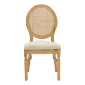 Scaun Canco Natural-ratan, Natural, 50x55x98 cm, perspectiva suplimentara