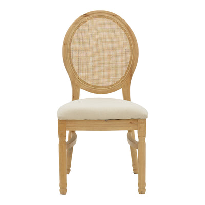 Scaun Canco Natural-ratan, Natural, 50x55x98 cm, perspectiva suplimentara