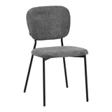 Scaun Cathair, boucle si metal, 48x53x82 cm - Gri