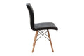 Scaun Cian II, Alb, 56x43x81 cm, perspectiva suplimentara