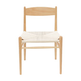 Scaun Conan din lemn de fag Natural - scaun frânghie, Natural, 52x46x78 cm, detaliu produs