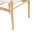 Scaun Conan din lemn de fag Natural - scaun frânghie, Natural, 52x46x78 cm, foto produs