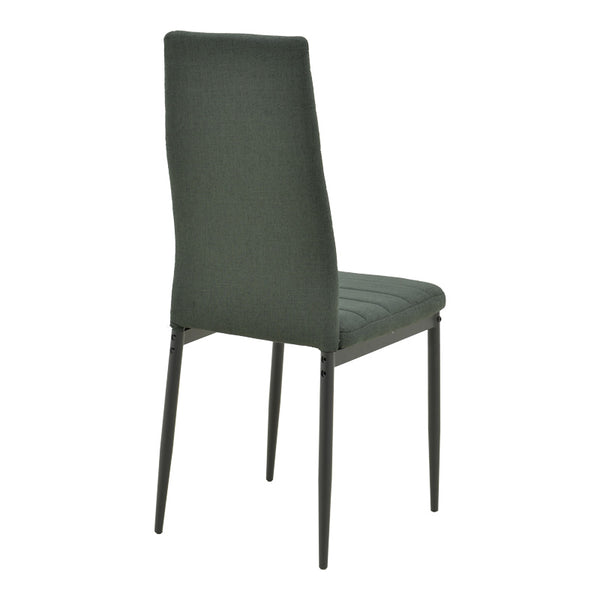 Scaun confort Parker Antracit & metal, Negru, 39x48x95 cm