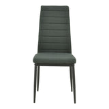Scaun confort Parker Antracit & metal, Negru, 39x48x95 cm - Antracit