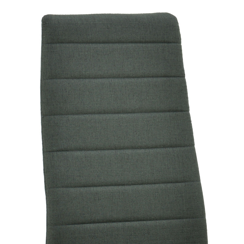 Scaun confort Parker Antracit & metal, Negru, 39x48x95 cm - Antracit