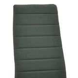 Scaun confort Parker Antracit & metal, Negru, 39x48x95 cm - Antracit