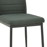 Scaun confort Parker Antracit & metal, Negru, 39x48x95 cm - Antracit
