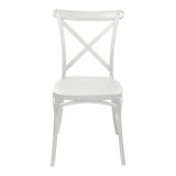 Scaun Crossie, Diverse culori, 38x46x82 cm - Alb