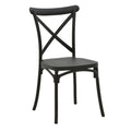 Scaun Crossie Gri inchis 38x46x82 cm