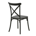 Scaun Crossie, Gri inchis, 38x46x82 cm, imagine suplimentara