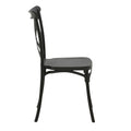 Scaun Crossie, Gri inchis, 38x46x82 cm, detaliu produs