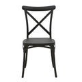 Scaun Crossie, Gri inchis, 38x46x82 cm, perspectiva suplimentara