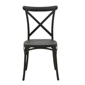 Scaun Crossie, Gri inchis, 38x46x82 cm, perspectiva suplimentara