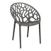 Scaun cu brate Daren antracit 59x60x80 cm