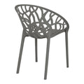 Scaun cu brate Daren, antracit, 59x60x80 cm, imagine suplimentara