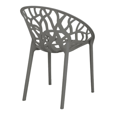 Scaun cu brate Daren, antracit, 59x60x80 cm, imagine suplimentara