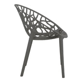 Scaun cu brate Daren, antracit, 59x60x80 cm, detaliu produs