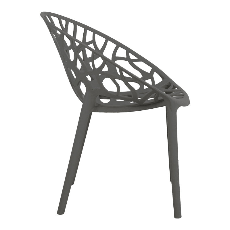 Scaun cu brate Daren, antracit, 59x60x80 cm, detaliu produs