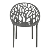 Scaun cu brate Daren, antracit, 59x60x80 cm, perspectiva suplimentara