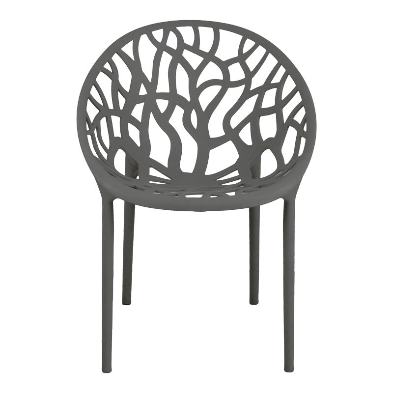 Scaun cu brate Daren, antracit, 59x60x80 cm, perspectiva suplimentara