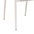 Scaun cu brate din aluminiu Elation sivuibil cu cadru alb-textilene si rattan, Natural, 56x52x76 cm, foto produs 7