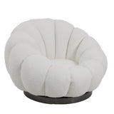 Scaun cu brate pivotant Nester, Diverse culori, 98x97x69 cm - Alb