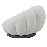 Scaun cu brate pivotant Nester, Diverse culori, 98x97x69 cm - Alb