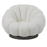 Scaun cu brate pivotant Nester, Diverse culori, 98x97x69 cm - Alb