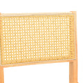 Scaun cu design natural Winslow, Lemn Rubberwood-Ratan, 46x58x80 cm, foto produs 7