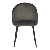 Scaun cu funcție confort Perch, Velur, Negru, 50x43x82 cm, perspectiva suplimentara