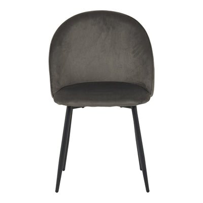 Scaun cu funcție confort Perch, Velur, Negru, 50x43x82 cm, perspectiva suplimentara