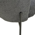 Scaun cu funcție Houlian, Stil Modern, Material textil antracit și metal, negru, 46x66x89 cm, foto produs 8