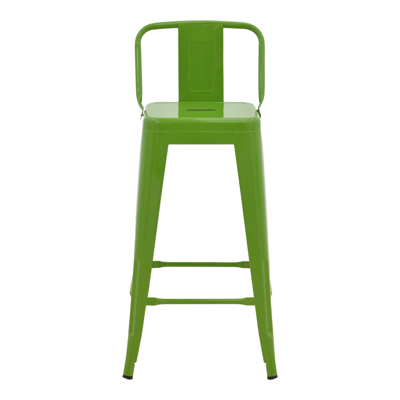 Scaun cu spatar Utopia metalic, verde, 42x42x97 cm - Verde