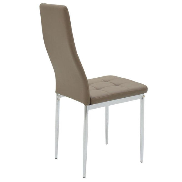 Scaun Cube, picioare, cromate, 48x50x90 cm