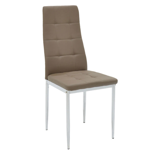 Scaun Cube, picioare, cromate, 48x50x90 cm