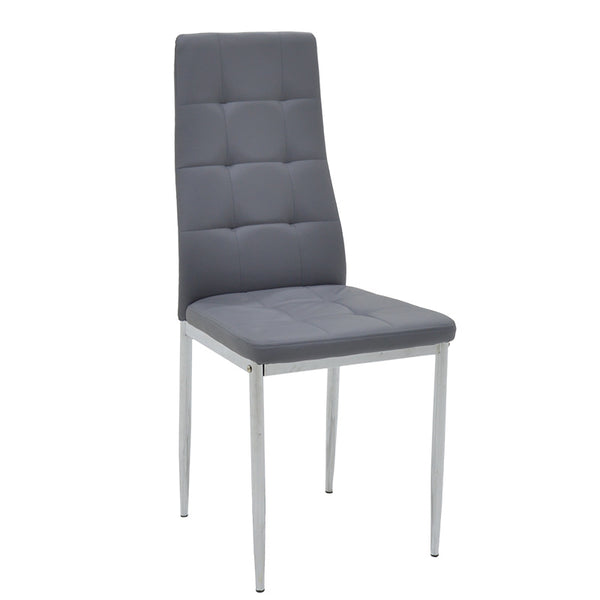 Scaun Cube, picioare, cromate, 48x50x90 cm