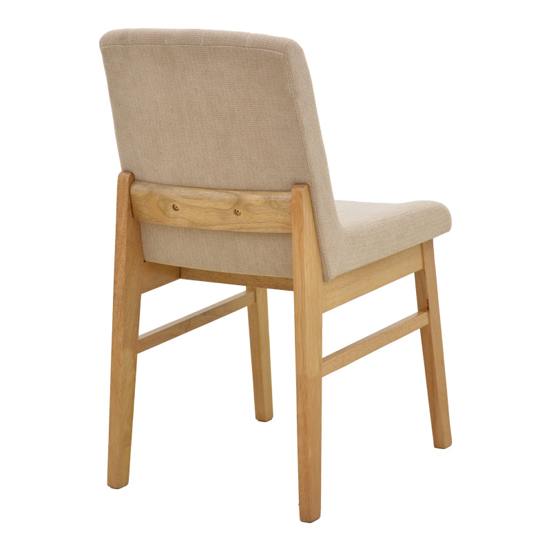 Scaun Dalby, Lemn rubberwood, 50x45x86 cm - Bej-Sonoma