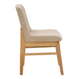 Scaun Dalby, Lemn rubberwood, 50x45x86 cm - Bej-Sonoma